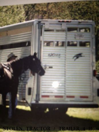 STOLEN TRACTOR / TRAILER 4 Horse Exiss Stc20,  Near Knoxville address but not in city limits, TN, 37914